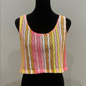 Colorful Striped Women's Tank Top